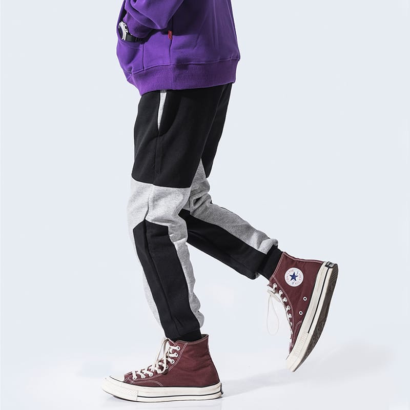 Спортивные штаны DPOY Black-Grey Stripes Pants
