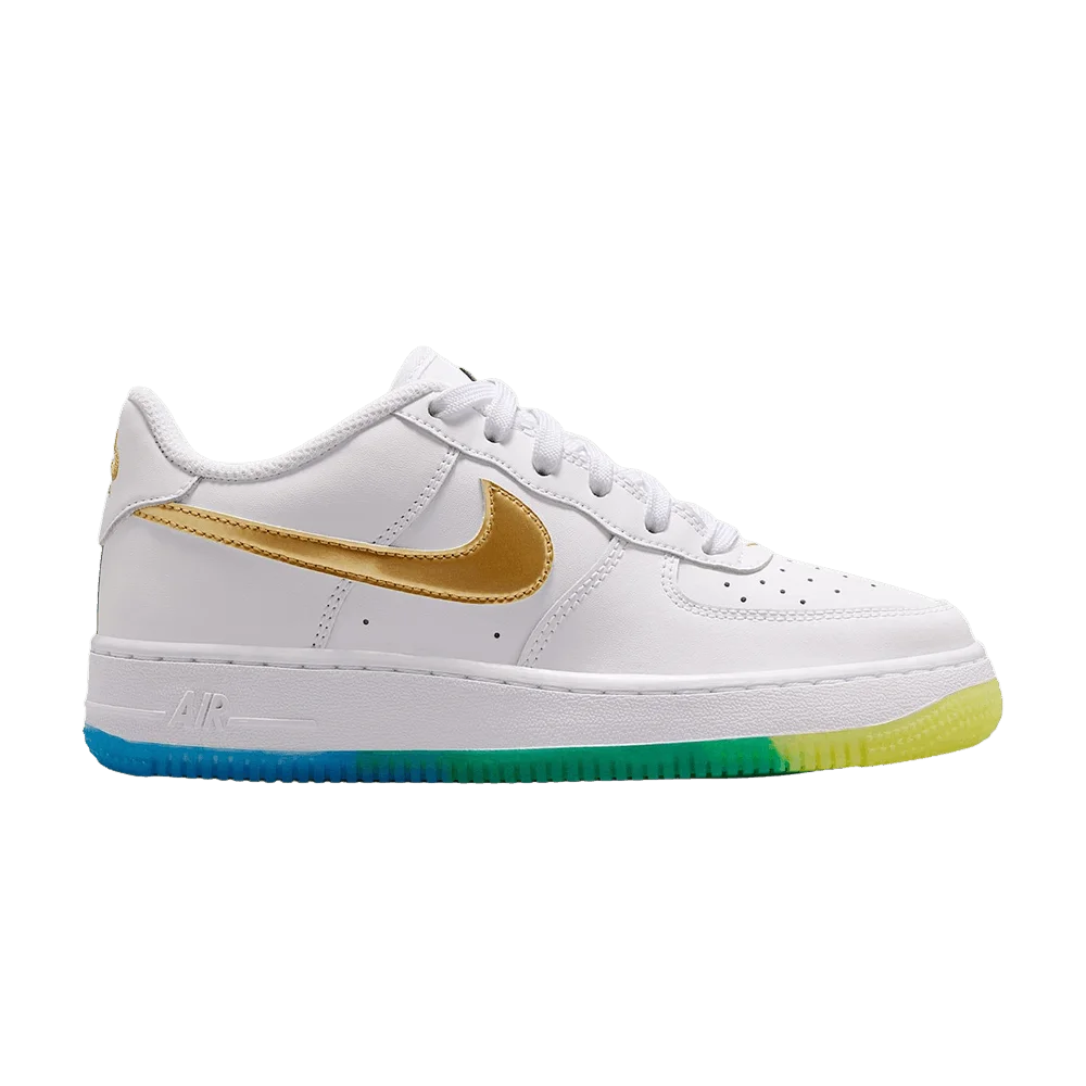Krossovki-Nike-Air-Force-1-GS-White-Soar-Sonic-Yellow