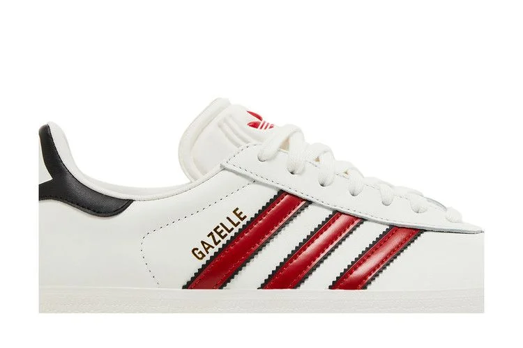 Кроссовки adidas Gazelle 'White Scarlet Black'