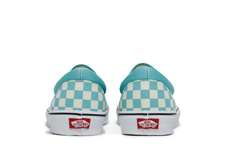Кроссовки Vans Classic Slip-On 'Aqua Haze Checkerboard'
