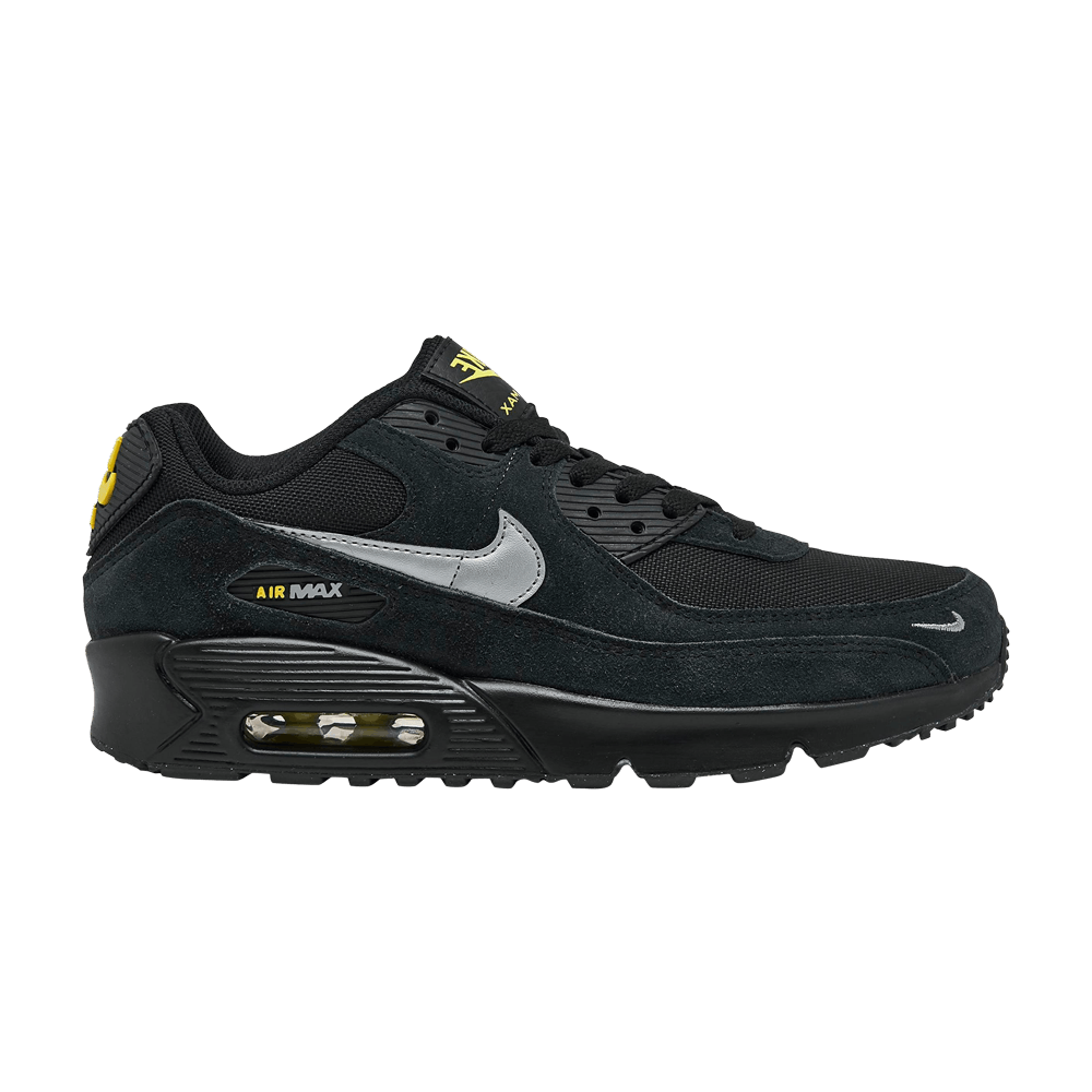 Кроссовки Nike Air Max 90 GS 'Black Metallic Cool Grey'