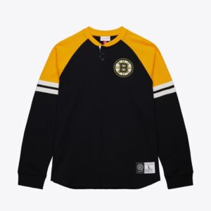 Mitchell-Ness-Black-Boston-Bruins-Thermal-Henley-Top-300x300