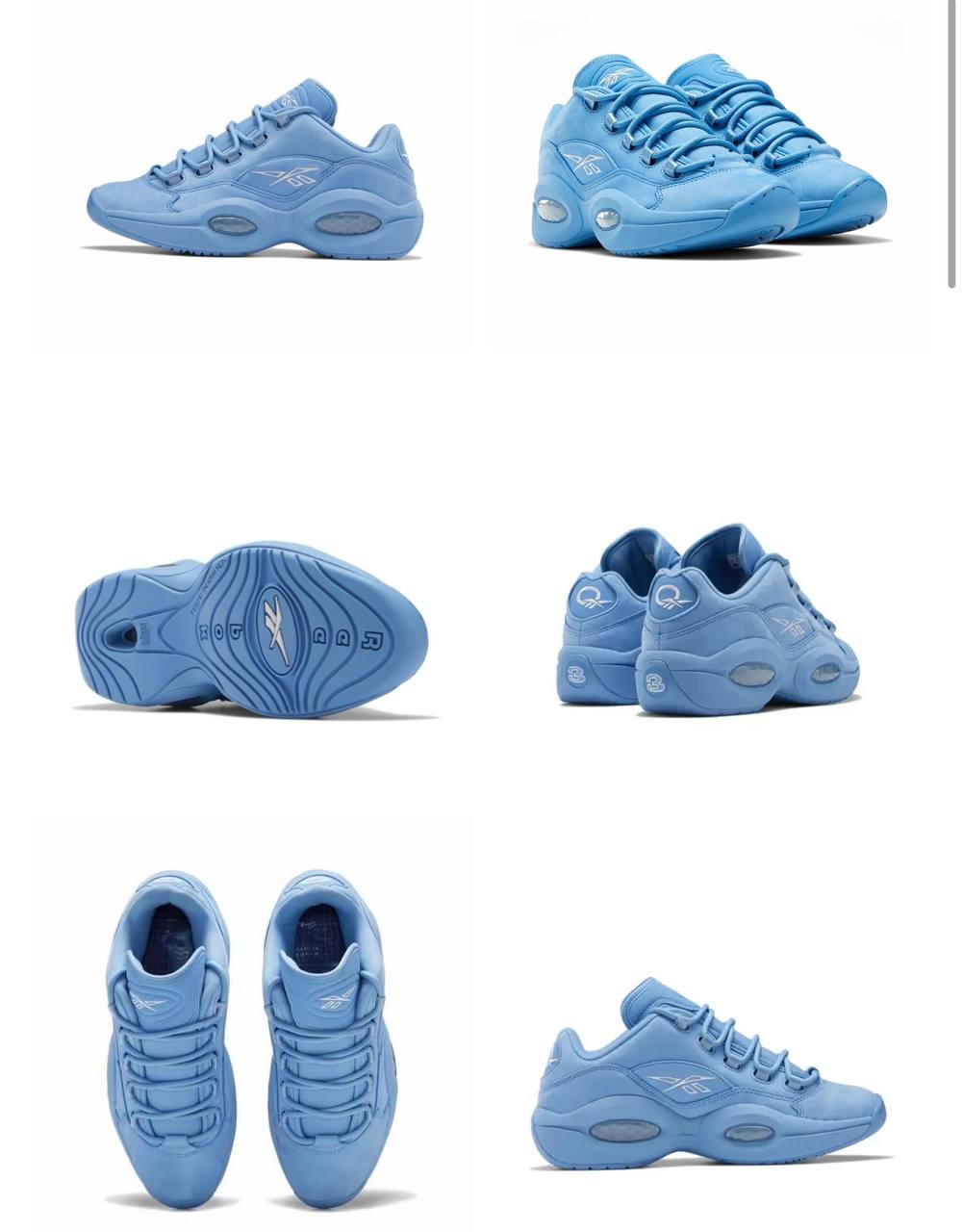 Кроссовки Reebok Question Low Blueprint