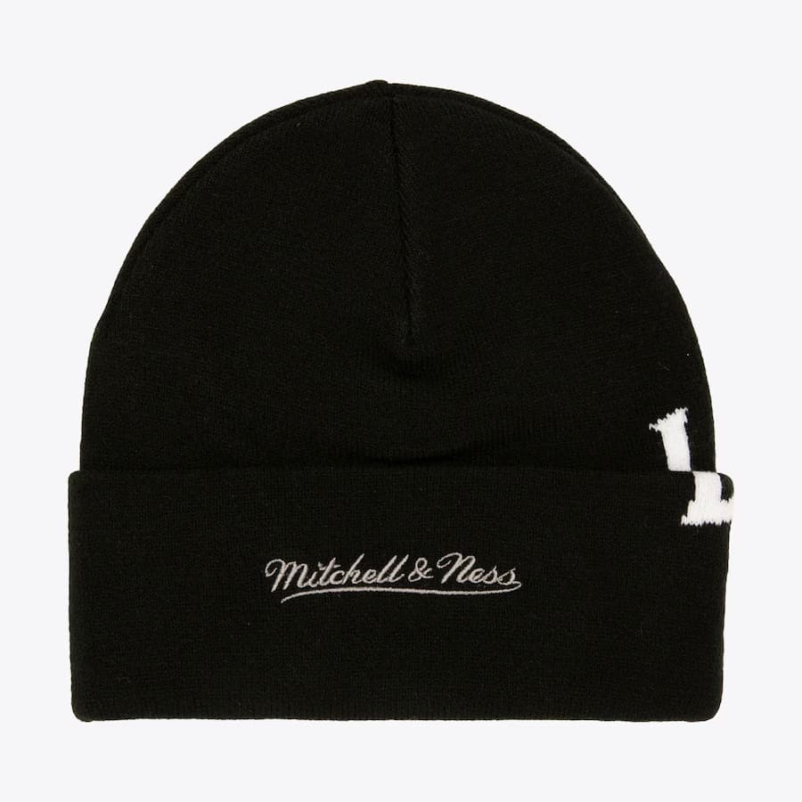 Шапка Mitchell & Ness Black Los Angeles Kings Cricket Vintage Cuffed Knit Hat