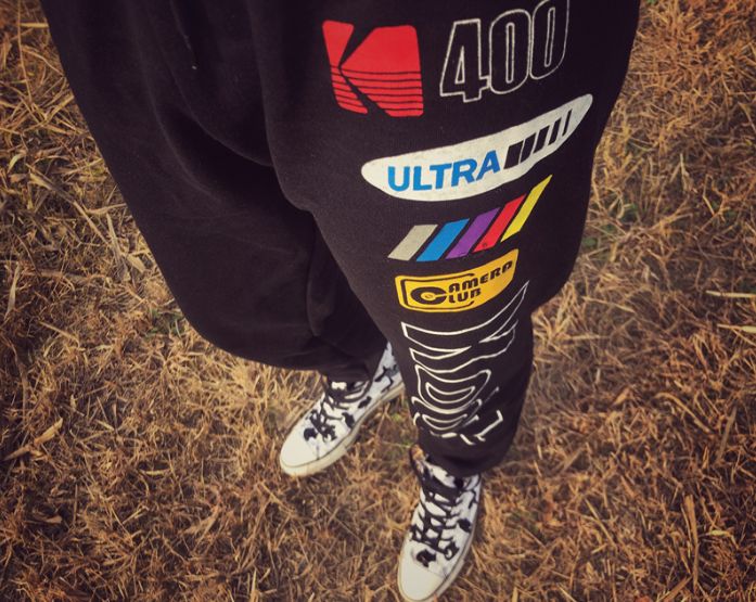Спортивные штаны Forever 21 x Kodak Pants Black