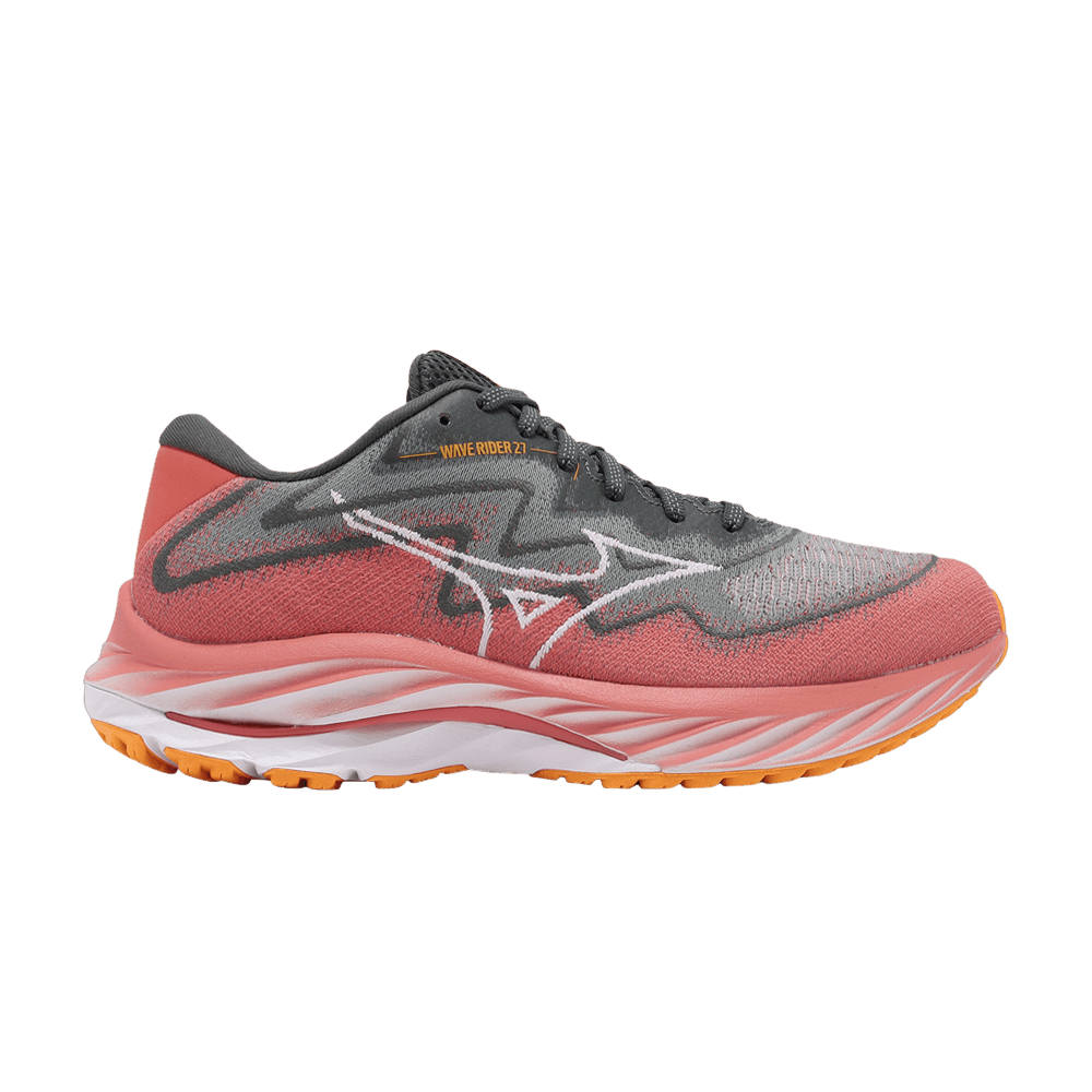 Кроссовки Mizuno Wmns Wave Rider 27 4E Super Wide 'Lead Dubarry'