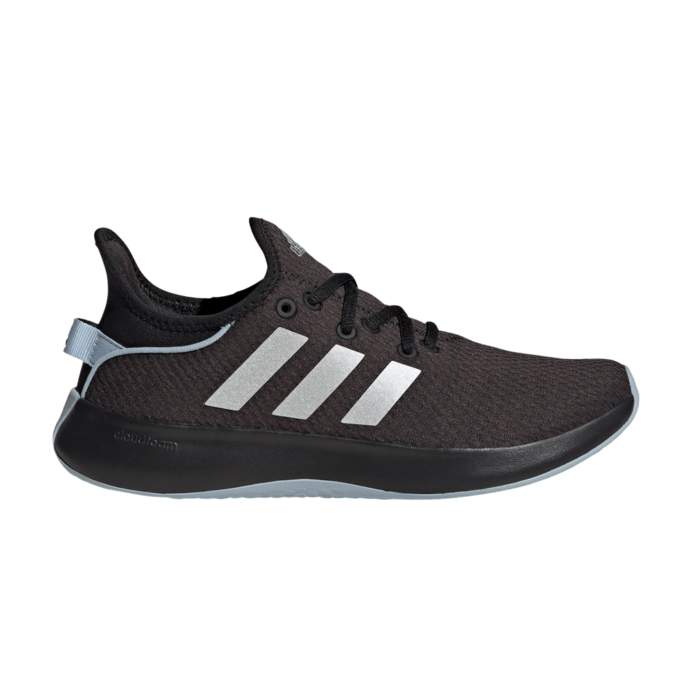 Кроссовки Adidas Wmns Cloudfoam Pure 'Black Silver Metallic'