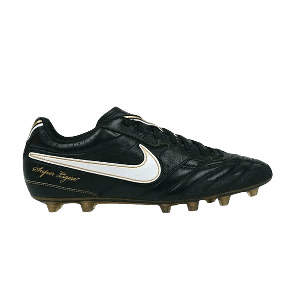 Кроссовки Nike Tiempo Super Ligera K-HGE 'Black Metallic Gold'