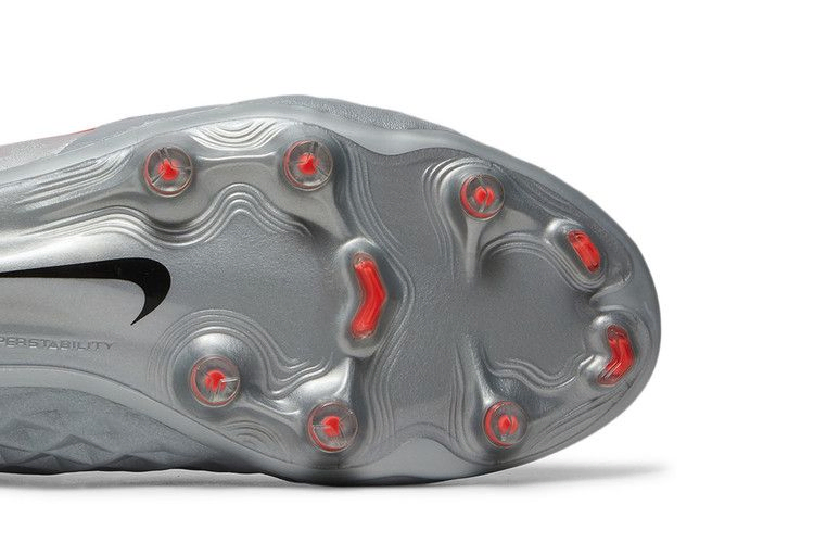 Кроссовки Nike Tiempo Legend 8 Elite FG 'Metallic Grey Crimson'