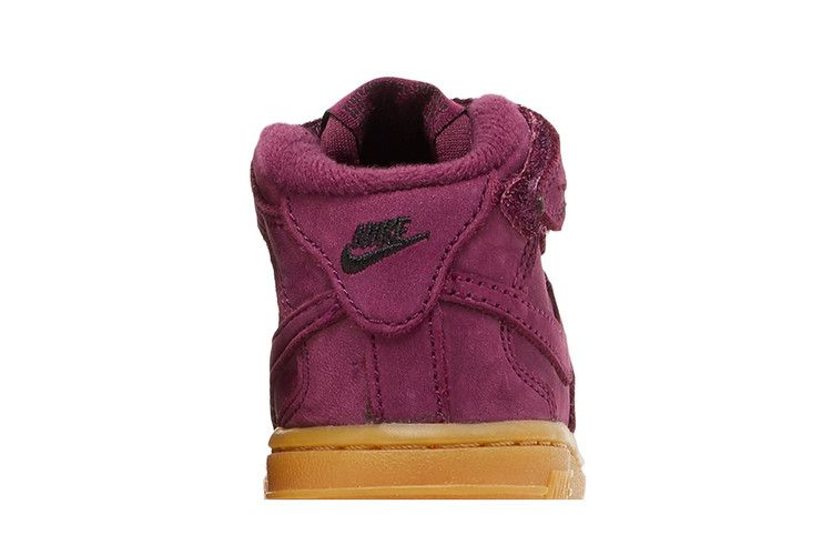 Кроссовки Nike Force 1 Mid WB TD 'Bordeaux'