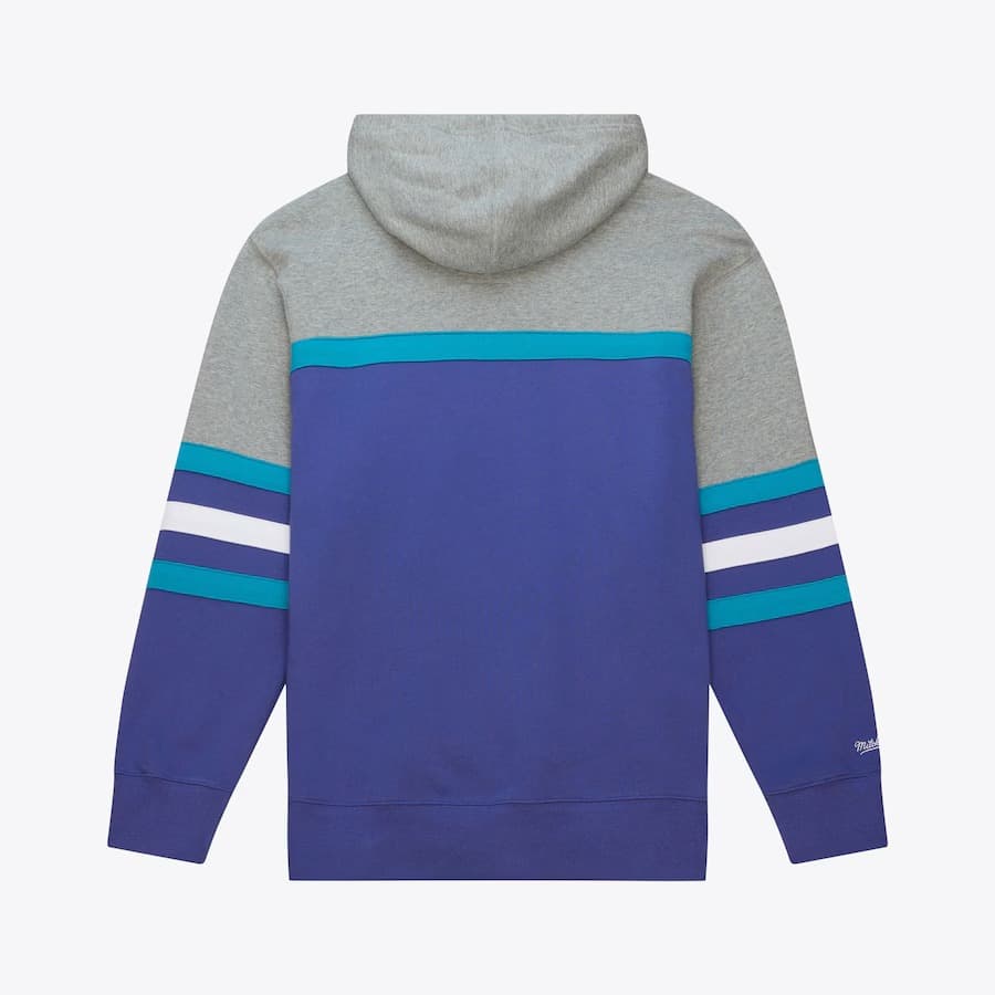 Худи Mitchell & Ness Purple Charlotte Hornets Head Coach Pullover Hoodie