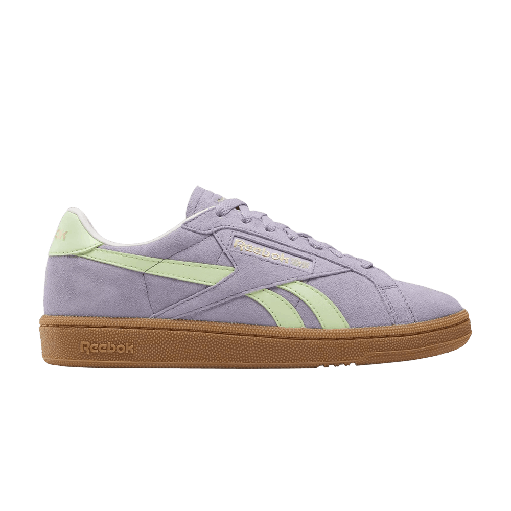 Кроссовки Reebok Wmns Club C Grounds UK 'Dusk Purple Astro Lime'