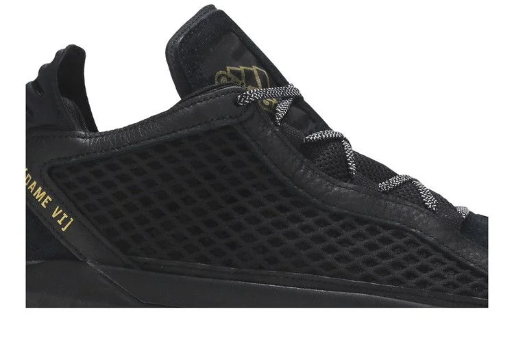 Кроссовки adidas Dame 6 Leather 'Black Gold'