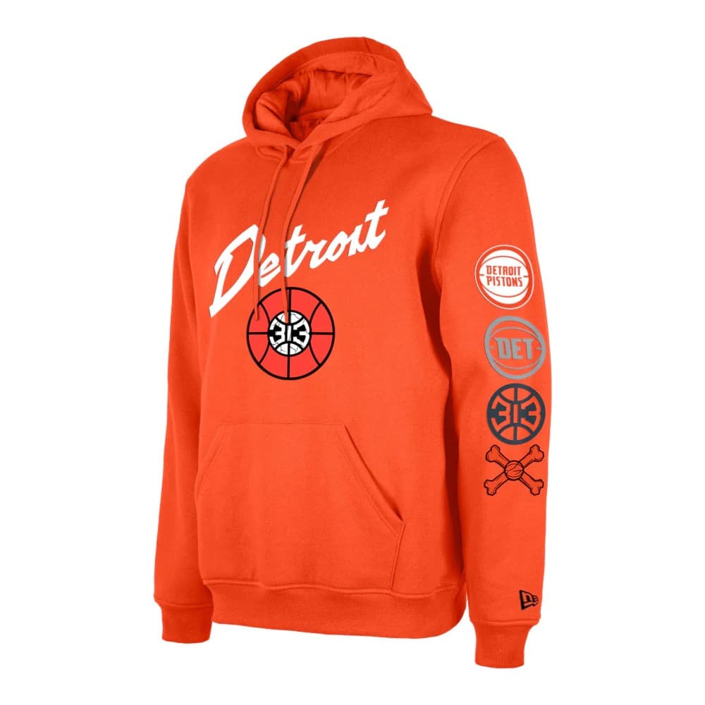 Худи New Era Detroit Pistons 2024 City Edition NBA Hoodie