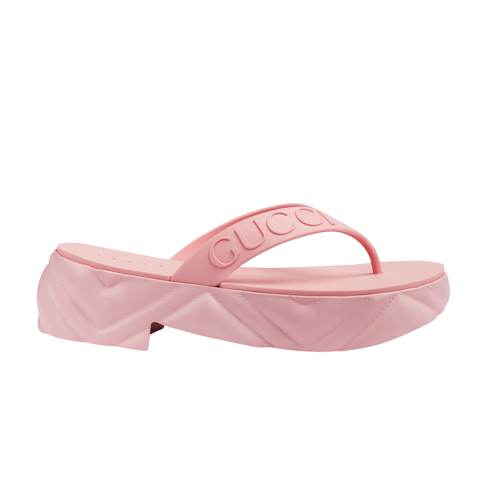 Сандалии Gucci Wmns Thong Platform Sandal 'Pink'