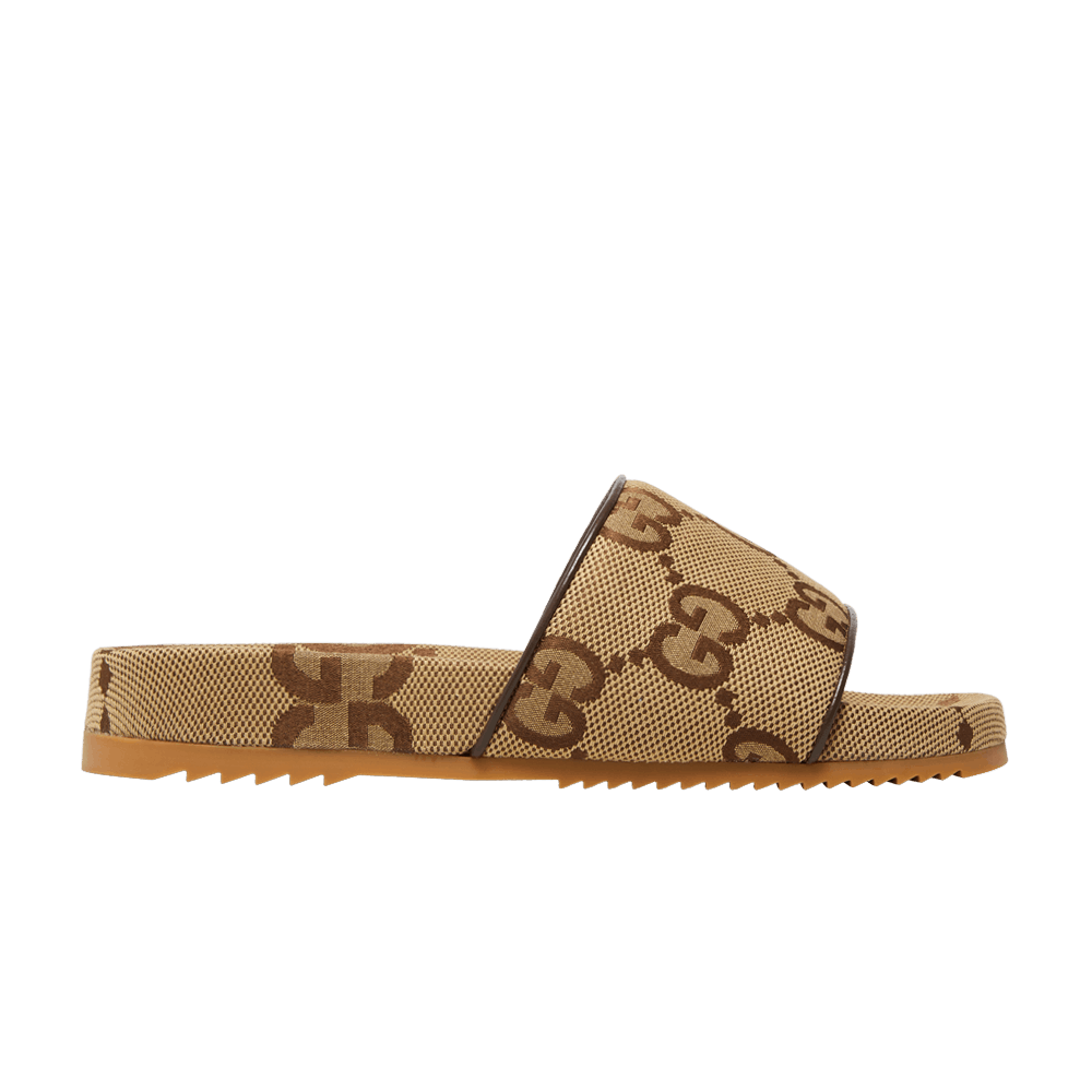 Сандалии Gucci GG Canvas Slide Sandal 'Camel Monogram'