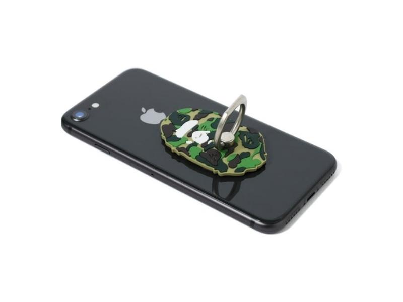Кольцо держатель для телефона BAPE ABC Ape Head Smartphone Ring Green