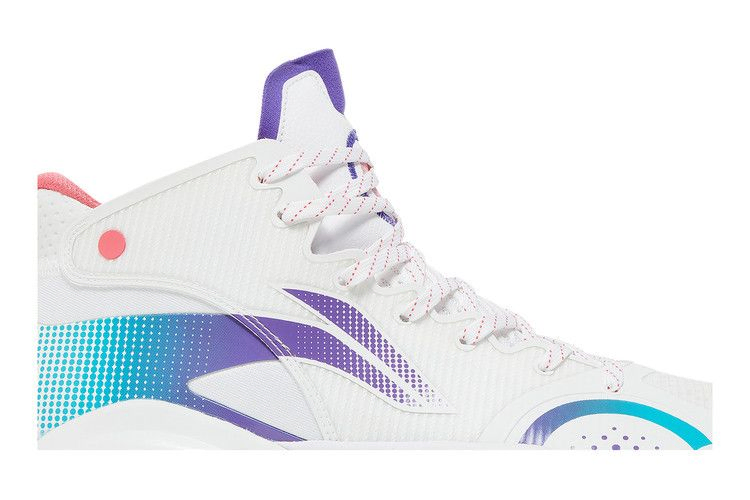 Кроссовки Li-Ning Yushuai 15 'White Purple Turquoise'