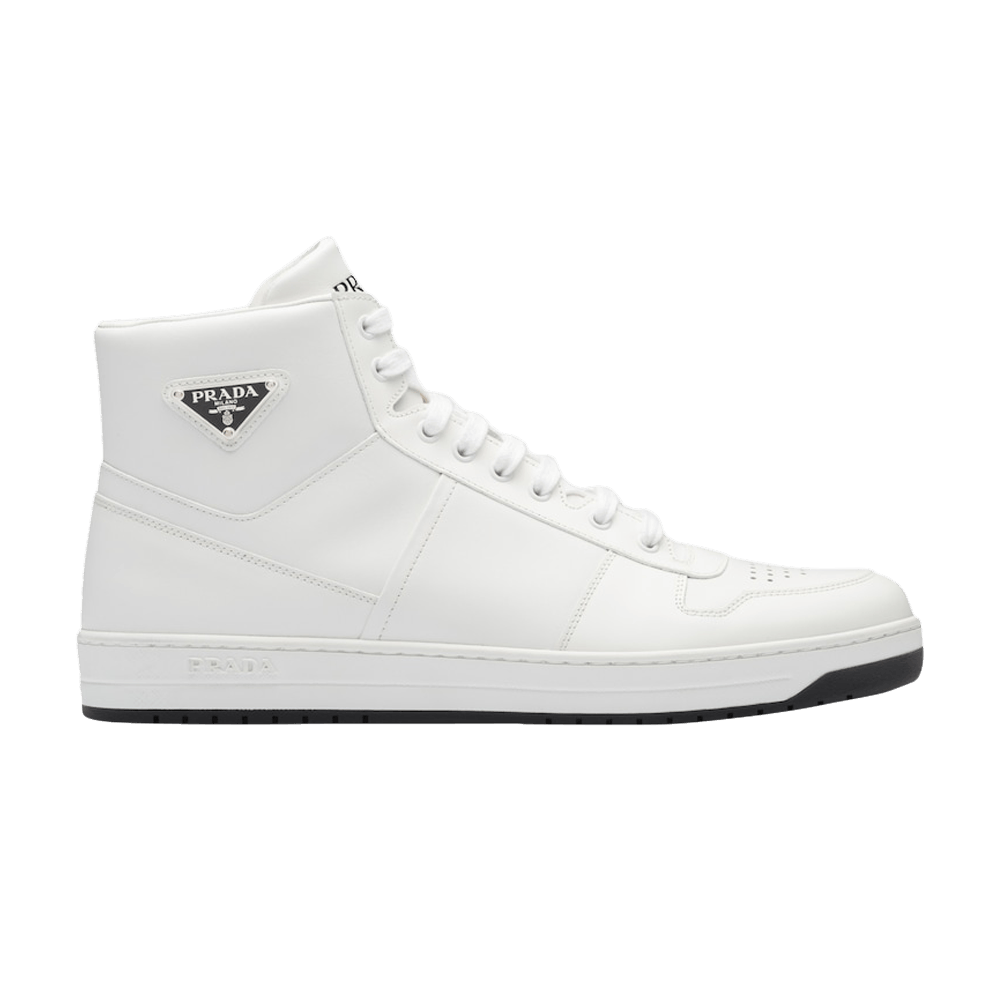 Кроссовки Prada Downtown Leather 'White Black'