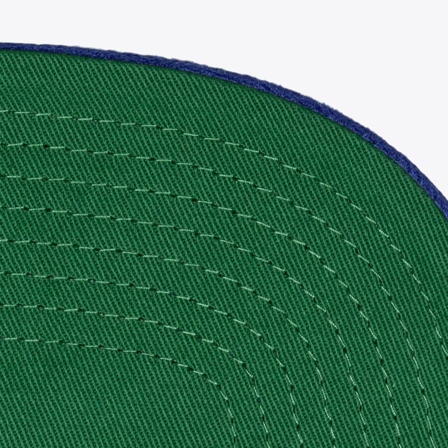 Бейсболка Mitchell & Ness Teal Blue Charlotte Hornets Hardwood Classics Sueduroy Snapback Hat