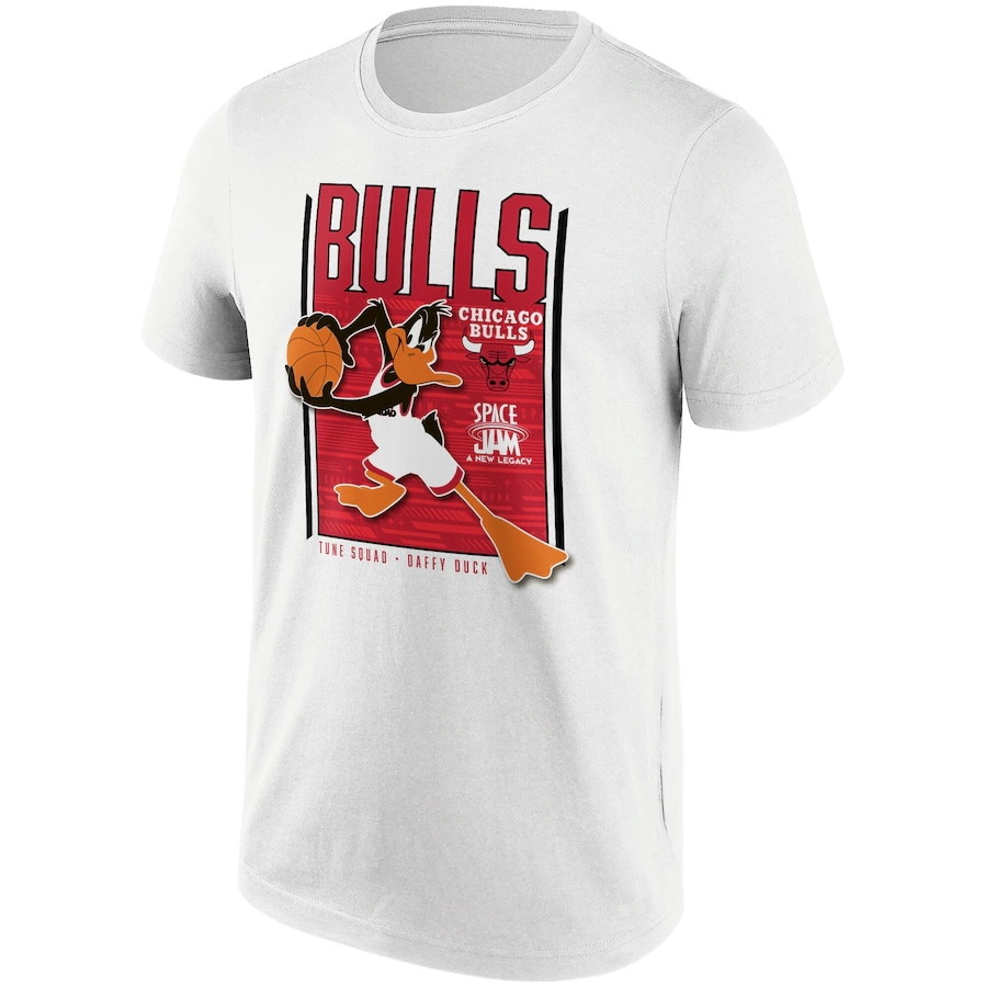 Футболка Chicago Bulls Fanatics Branded Space Jam Tune Squad Daffy Duck T-Shirt – Mens