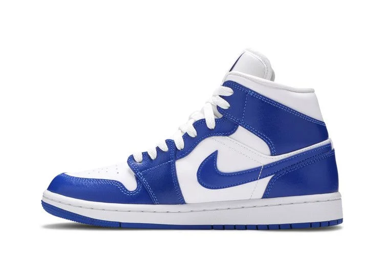 Кроссовки Wmns Air Jordan 1 Mid 'Kentucky Blue'