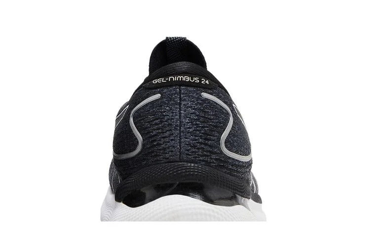 Кроссовки Asics Gel Nimbus 24 2E Wide 'Black White'
