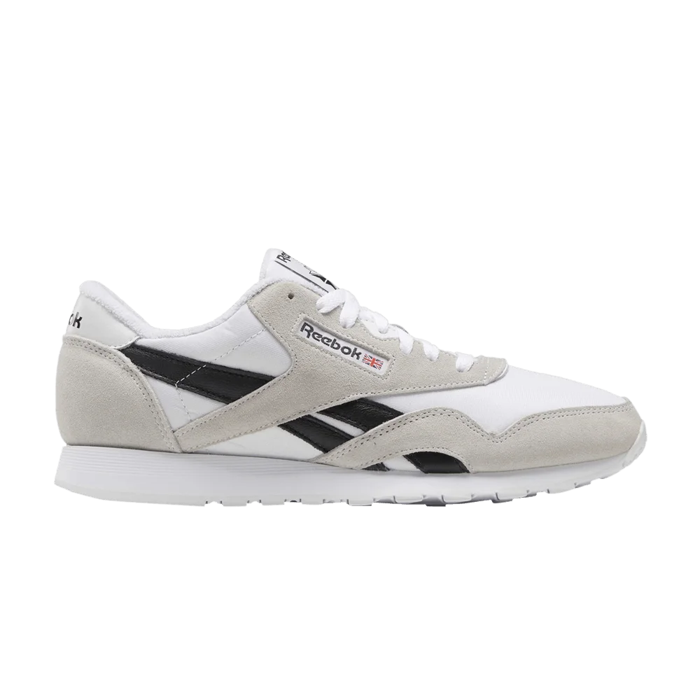 Krossovki-Reebok-Classic-Nylon-White-Black