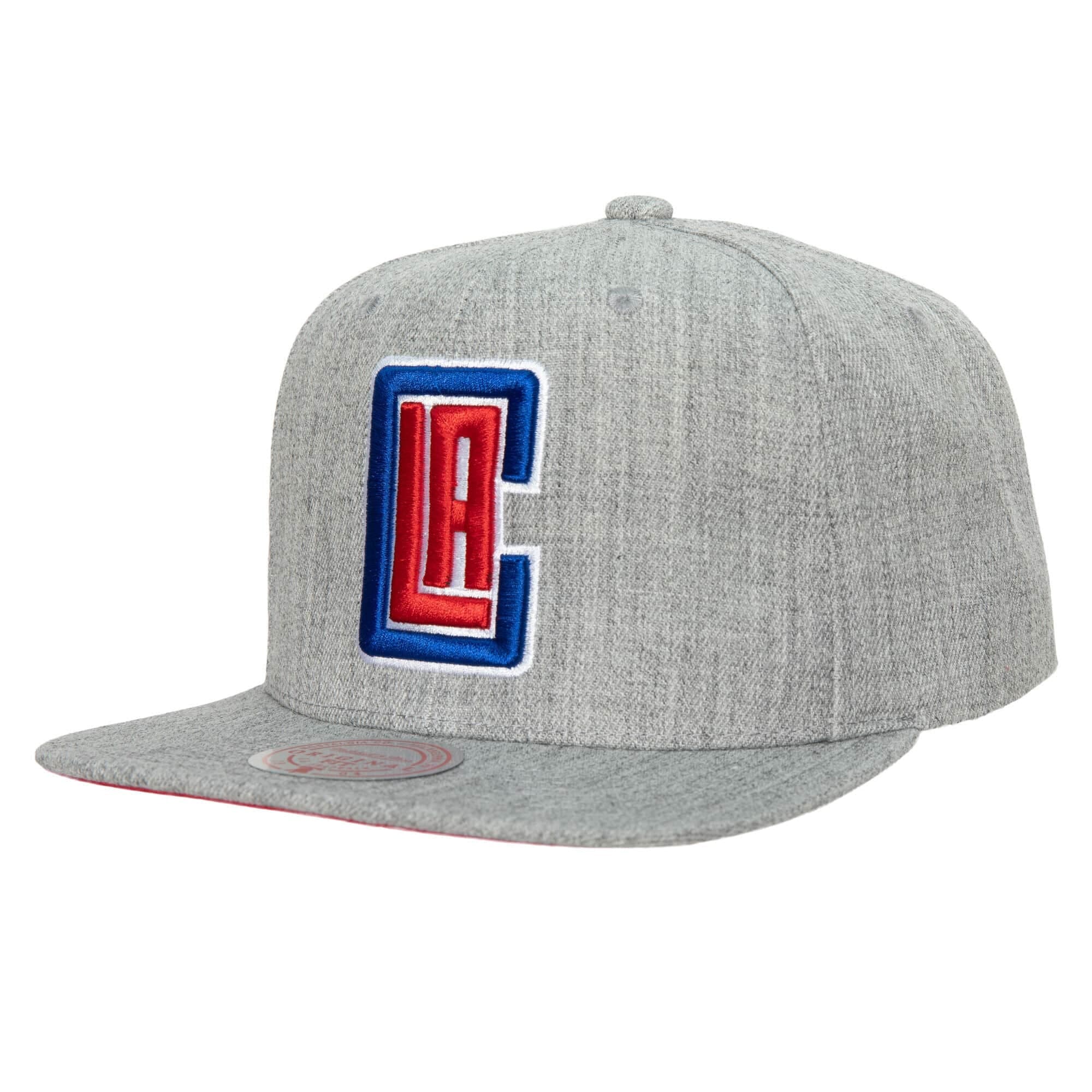 Бейсболка Mitchell & Ness Team Heather 2.0 Snapback Los Angeles Clippers Hat