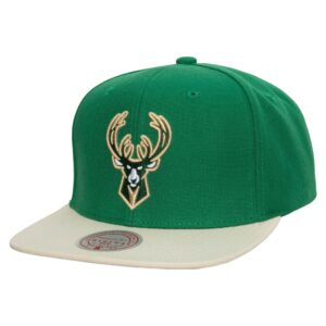 Mitchell-Ness-Team-2-Tone-2.0-Snapback-NBA-Milwaukee-Bucks-Hat-300x300