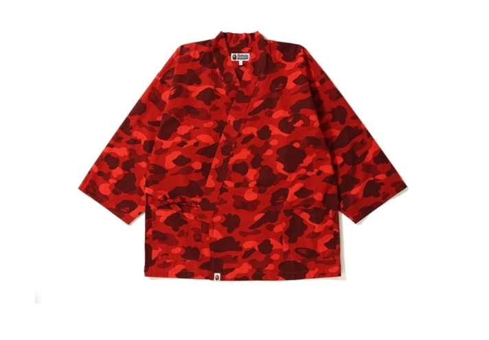 Кимоно BAPE Color Camo Kimono Shirt Red