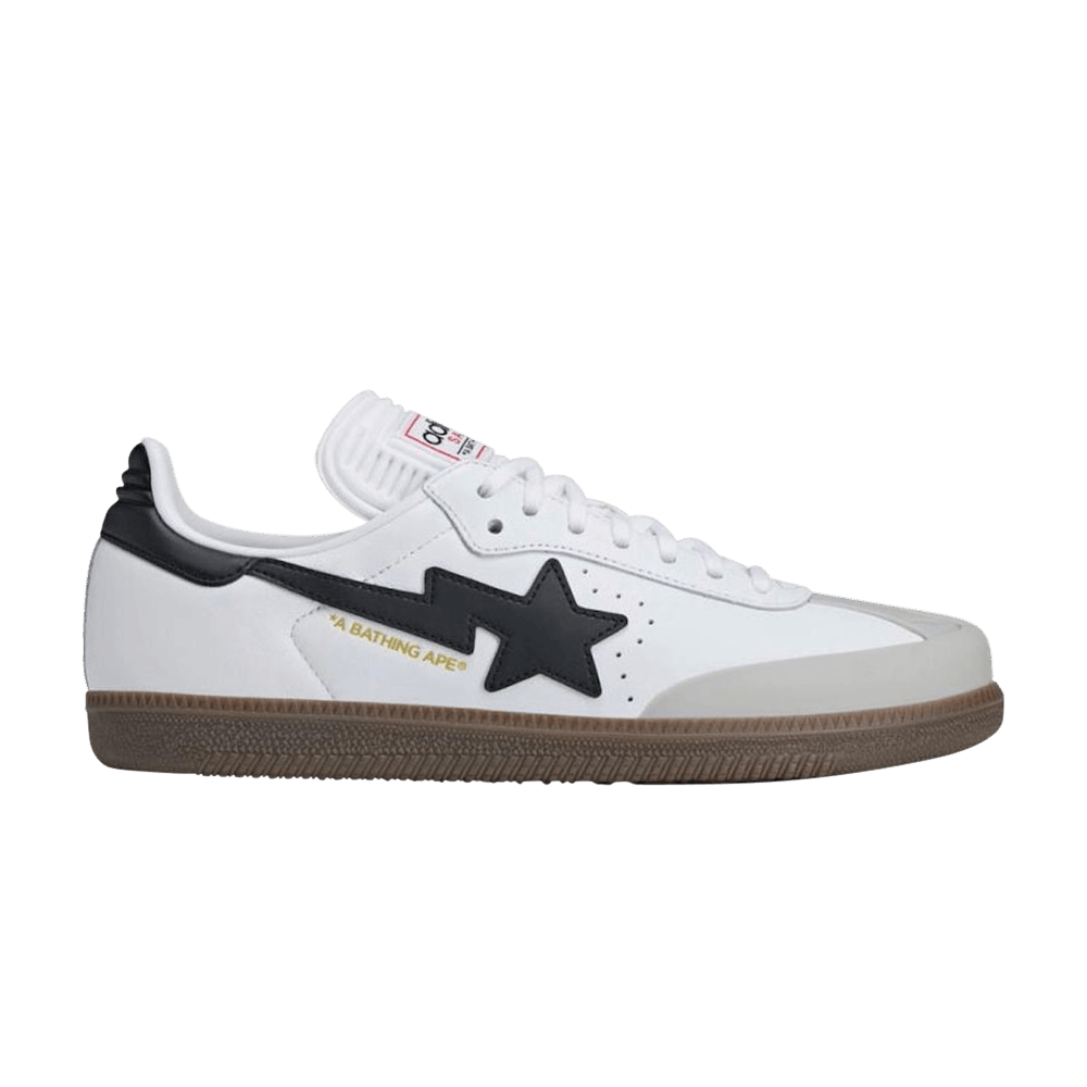 Кроссовки BAPE x adidas Samba 'White Black Gum'