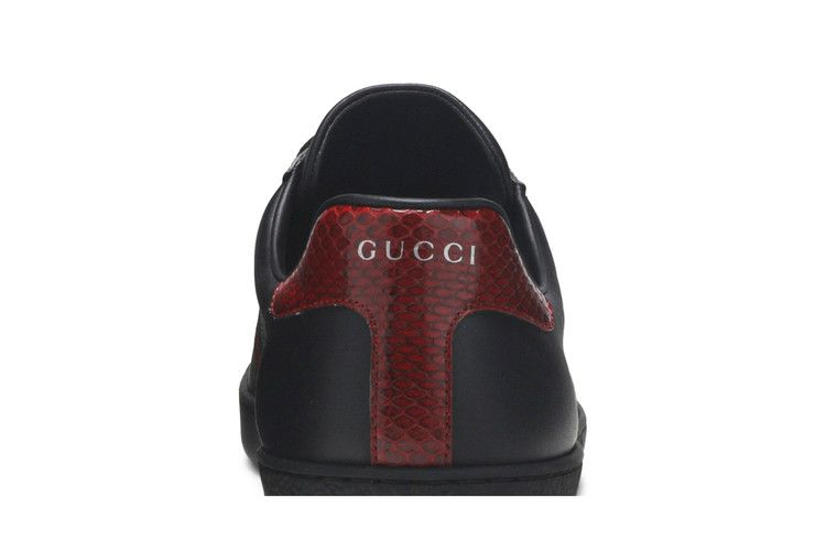Кроссовки Gucci Ace Leather 'Black'