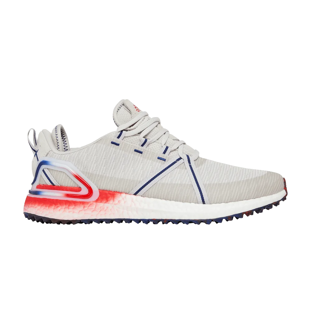 Кроссовки Adidas Solarthon Primegreen Spikeless Golf 'Grey Vivid Red'