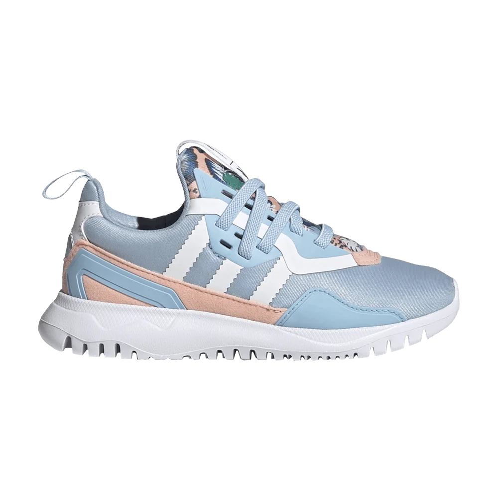 Krossovki-Her-Studio-London-x-adidas-Original-Flex-Little-Kid-Colorful-Blossoms