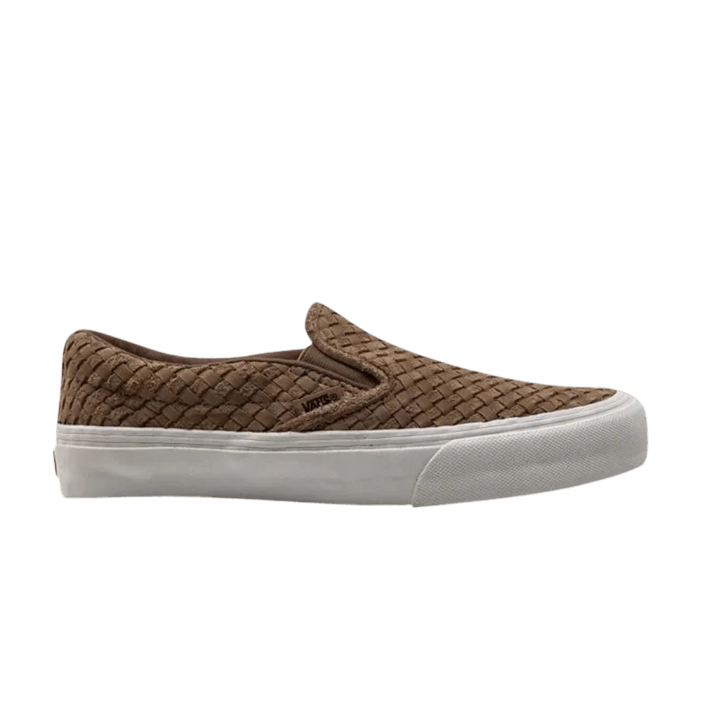 Кроссовки Taka Hayashi x Vans Slip-On 66 LX 'Woven - Chipmunk'