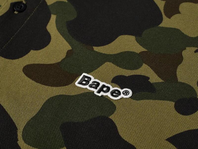 Поло BAPE 1st Camo Patched Polo Green