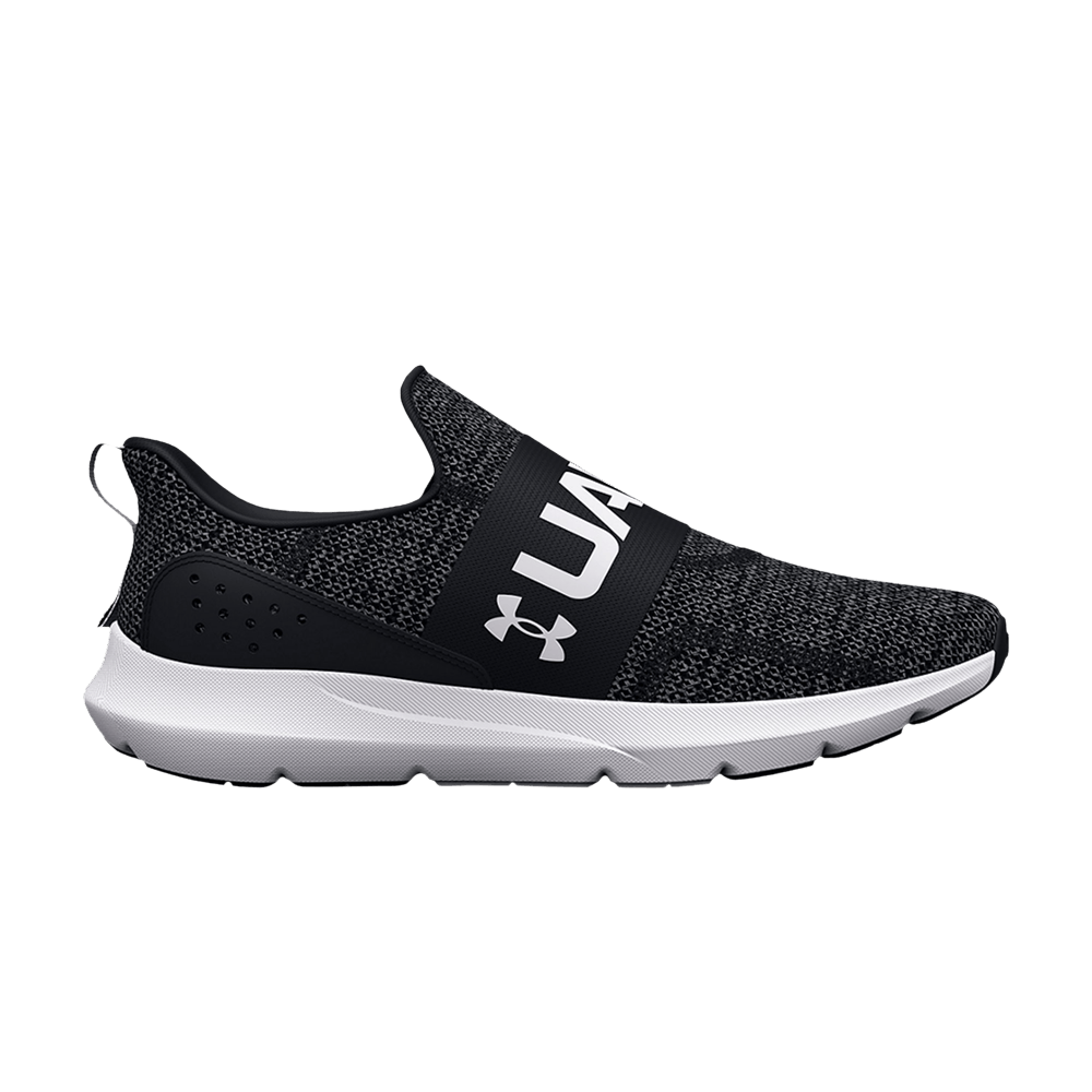 Кроссовки Under Armour Surge 3 Slip 'Black White'