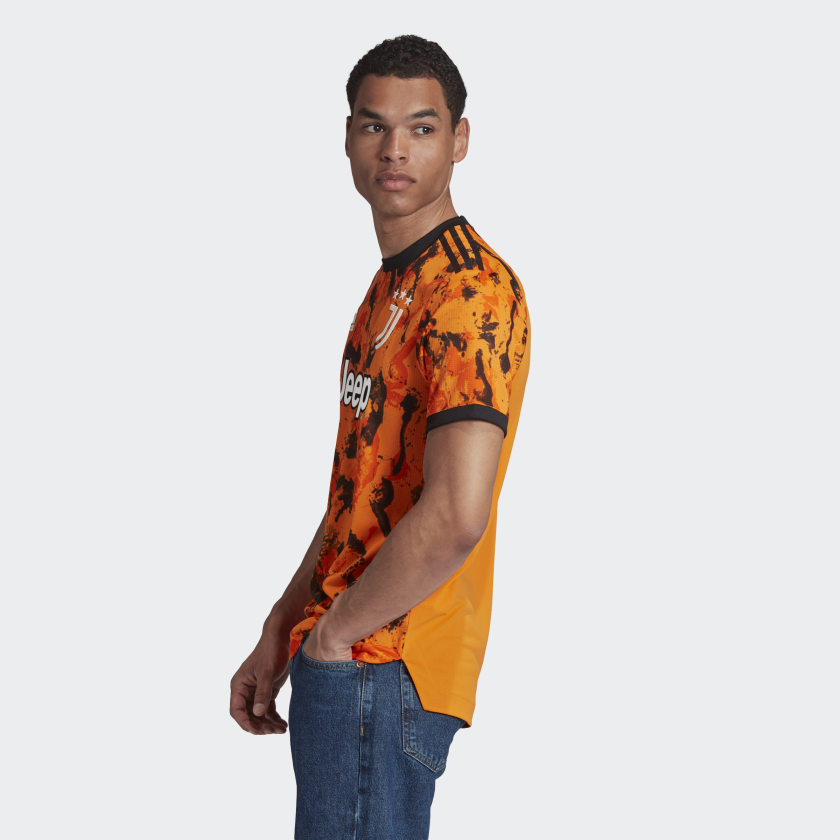 Футболка adidas Juventus Maglia Gara Third Authentic 2020/21 Jersey Orange