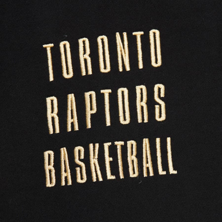 Худи Mitchell & Ness Black Toronto Raptors Team OG 2.0 Vintage Logo Fleece Pullover Hoodie