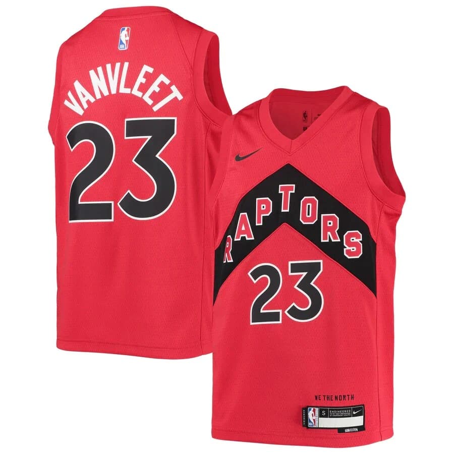 2022-23-Toronto-Raptors-Fred-VanVleet-23-Youth-Swingman-Icon-Edition-Red-Jersey-6