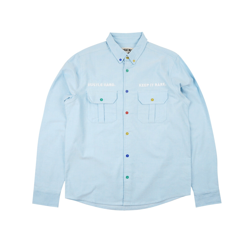 GRAF-HustleHard-Rare-Ligte-Blue-Shirt
