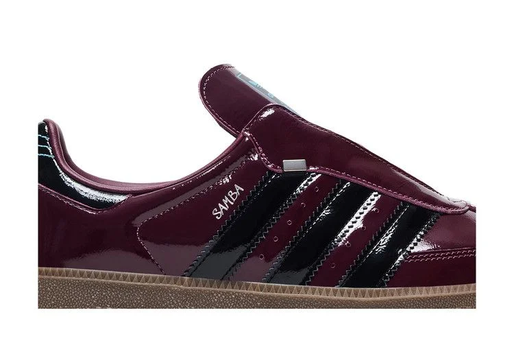 Кроссовки adidas Samba OG 'Maroon Black Patent'