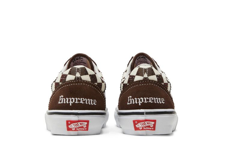 Supreme x Swarovski x Vans Skate Old Skool 'Brown'