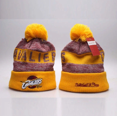 2019-Cavaliers-Mitchell-Ness-Hat-Yellow