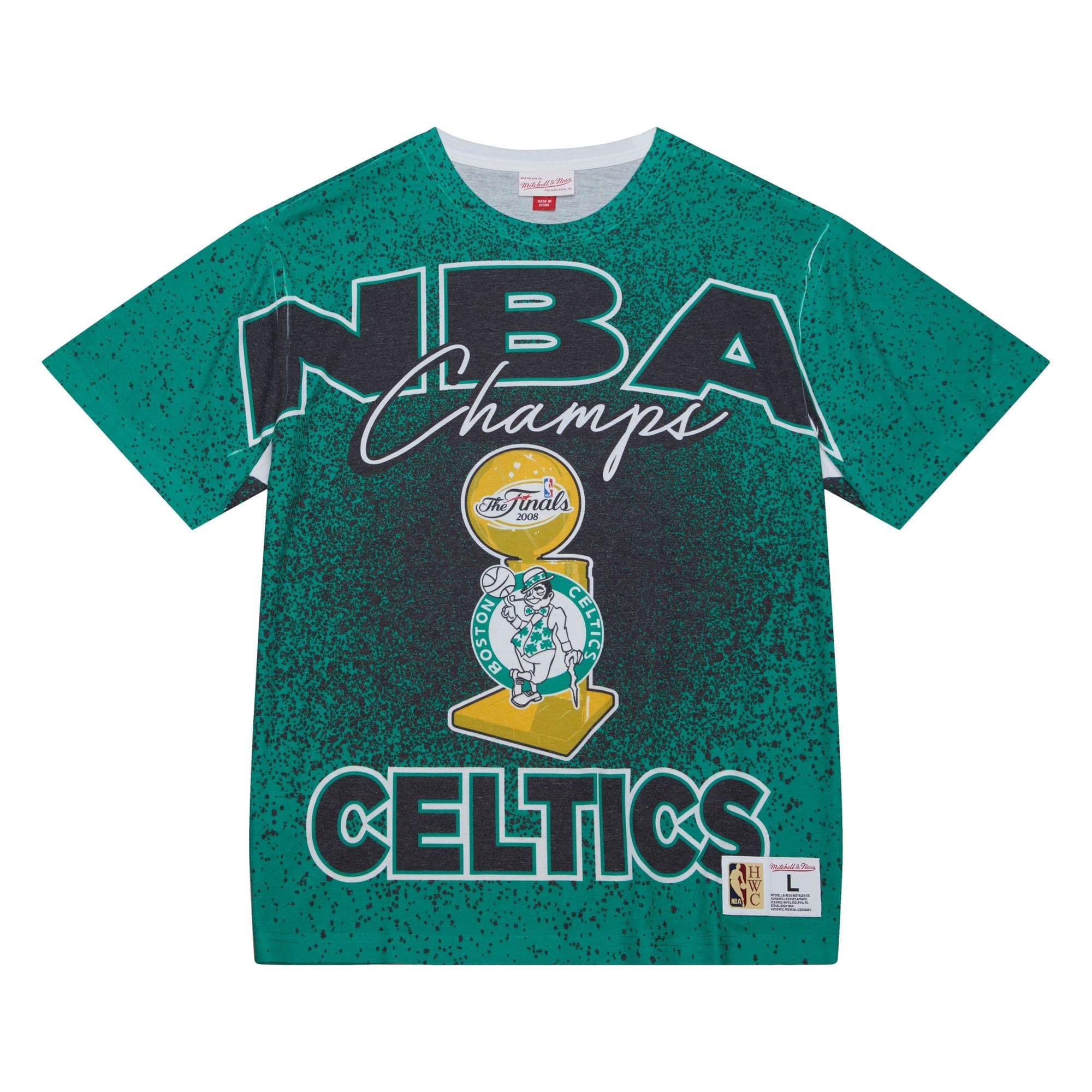 Футболка Mitchell & Ness Champ City Sublimated SS Boston Celtics T-Shirt
