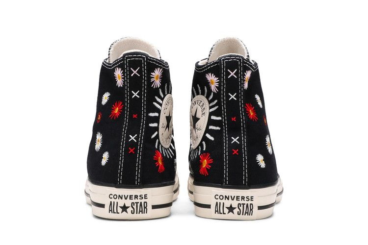 Кроссовки Converse Wmns Chuck Taylor All Star High 'Daisy Embroidery - Black'