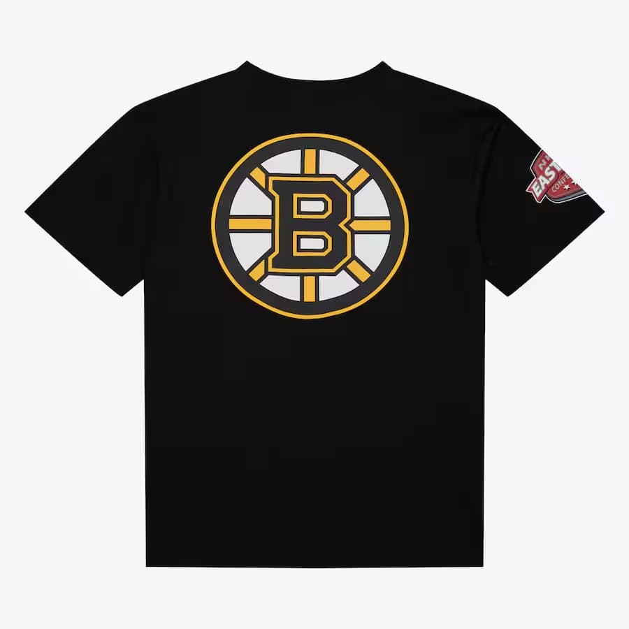 Футболка Mitchell & Ness Black Boston Bruins Team OG 2.0 Premium T-Shirt