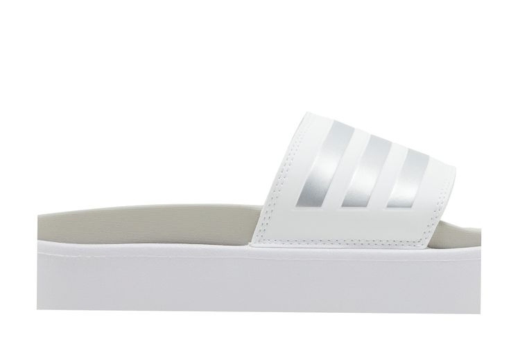 Adidas Wmns Adilette Platform Slide 'White Zero Metallic'