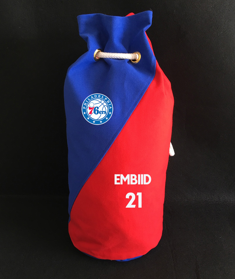 Сумка 2020 Philadelphia 76ers Embiid 21 Red Blue Bag
